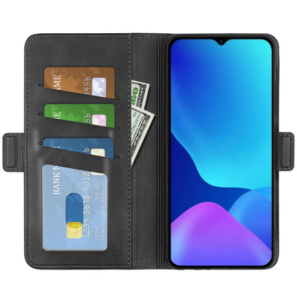 For Ulefone note 10 Dual-side Magnetic Buckle Leather Phone Case, Black, Yellow, Brown, Dark Blue, Red