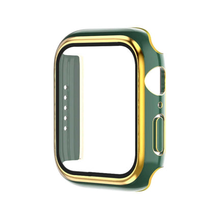 Electroplating Two-color PC+Tempered Film Watch Case, For Apple Watch Series 3/2/1 42mm