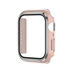 For Apple Watch Series 9 / 8 / 7 41mm / Pink+Silver
