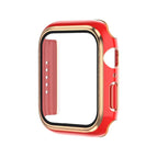 For Apple Watch Series 3/2/1 38mm / Red+Rose Gold