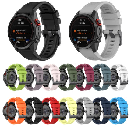 20mm Silicone Solid Color Watch Band, For Garmin Fenix 6S Pro