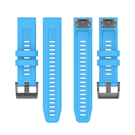 26mm Silicone Sport Pure Color Watch Band, For Garmin Fenix 7X