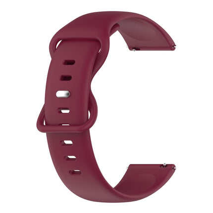 20mm Solid Color Silicone Watch Band, For Samsung Galaxy Watch Active 40mm, For Samsung Galaxy Watch 42mm