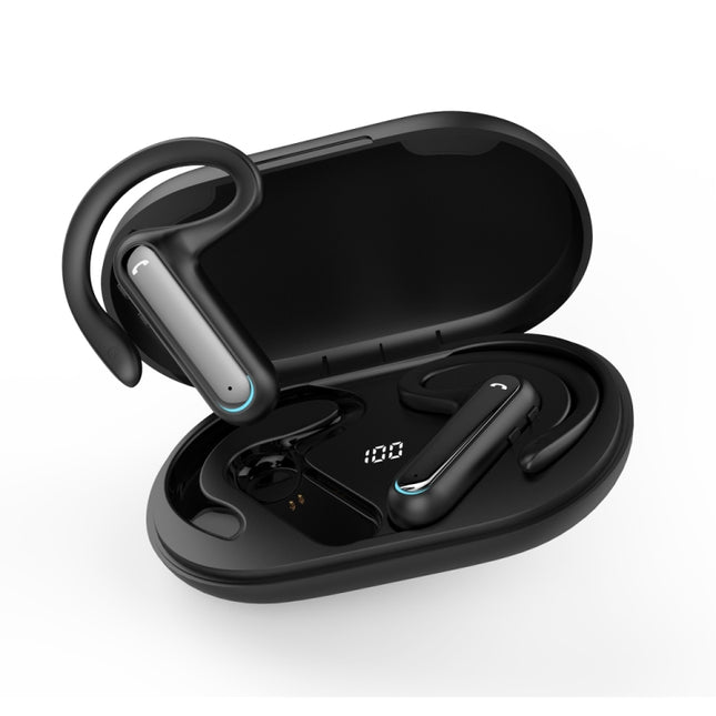 FW5 Non-in-Ear BT5.2 Wireless Sport Bone Conduction TWS Earphones Support Voice Assistant, FW5 Black, FW5 Blue