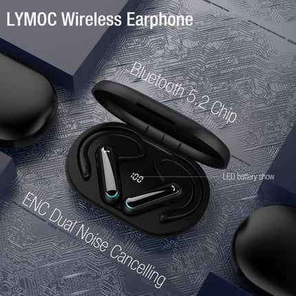 FW5 Non-in-Ear BT5.2 Wireless Sport Bone Conduction TWS Earphones Support Voice Assistant, FW5 Black, FW5 Blue