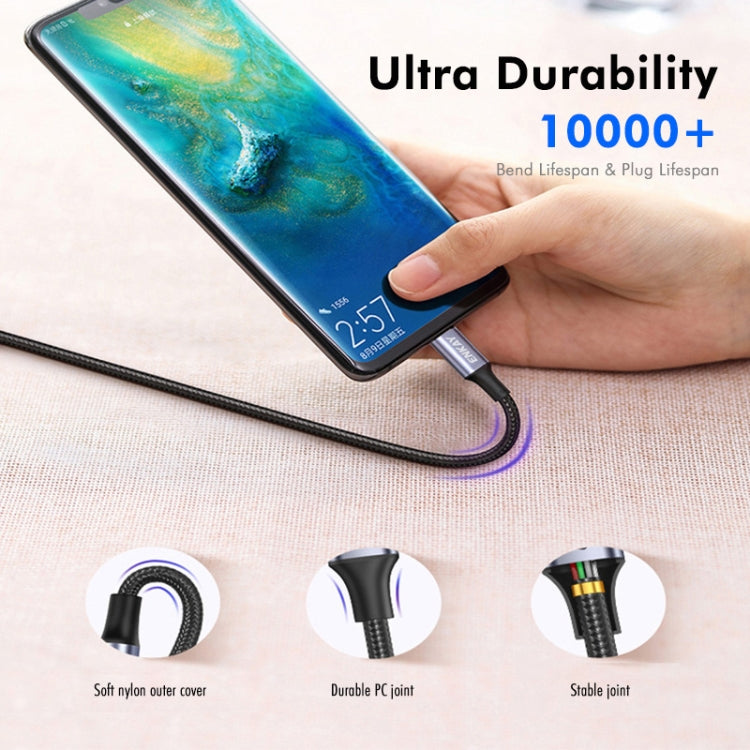 ENKAY PD100W 5A USB-C / Type-C to Type-C Fast Charging Cable with E-Marker, 1m, 2m
