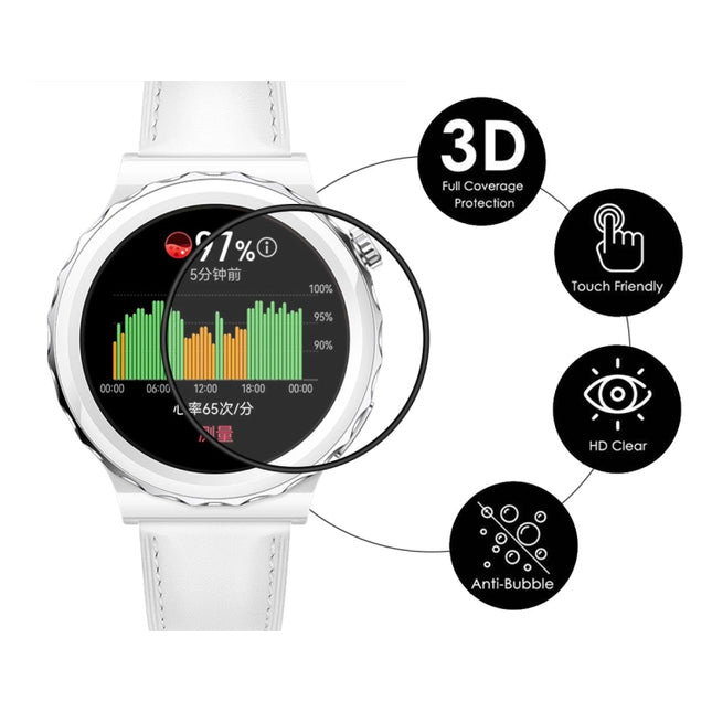 For Huawei Watch GT 3 Pro 43mm ENKAY 3D Full Coverage Soft PC Edge + PMMA HD Screen Watch Film, For Huawei Watch GT 3 Pro 43mm (1 PC), For Huawei Watch GT 3 Pro 43mm (2 PCS), For Huawei Watch GT 3 Pro 43mm (5 PCS), For Huawei Watch GT 3 Pro 43mm (10 PCS)