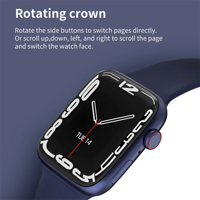 W7 1.8 inch Color Screen Smart Watch, Support Heart Rate Monitoring/Blood Pressure Monitoring