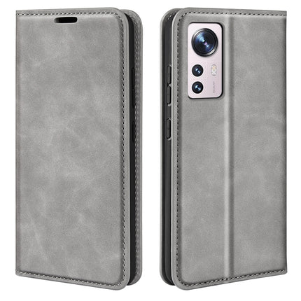 For Xiaomi 12 Lite Retro-skin Magnetic Suction Leather Phone Case, For Xiaomi 12 Lite