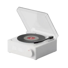 Duosi X11 Vinyl Atomic Retro Bluetooth Speaker Desktop Creative Alarm Clock