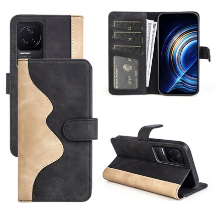 Stitching Horizontal Flip Leather Phone Case, For Xiaomi Redmi K50