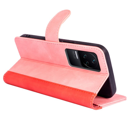 Stitching Horizontal Flip Leather Phone Case, For Xiaomi Redmi K50