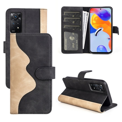 Stitching Horizontal Flip Leather Phone Case, For Xiaomi Poco M4 Pro 4G, For Xiaomi 12 Pro, For Xiaomi Redmi Note 11 Pro 5G Global / 4G, For Xiaomi Redmi K50 Pro