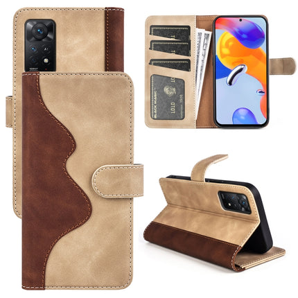 Stitching Horizontal Flip Leather Phone Case, For Xiaomi Poco M4 Pro 4G, For Xiaomi 12 Pro, For Xiaomi Redmi Note 11 Pro 5G Global / 4G, For Xiaomi Redmi K50 Pro