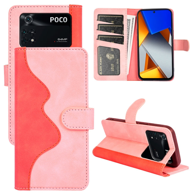 Stitching Horizontal Flip Leather Phone Case, For Xiaomi Poco M4 Pro 4G, For Xiaomi 12 Pro, For Xiaomi Redmi Note 11 Pro 5G Global / 4G, For Xiaomi Redmi K50 Pro