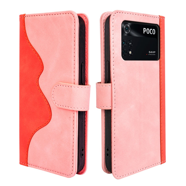 Stitching Horizontal Flip Leather Phone Case, For Xiaomi Poco M4 Pro 4G, For Xiaomi 12 Pro, For Xiaomi Redmi Note 11 Pro 5G Global / 4G, For Xiaomi Redmi K50 Pro