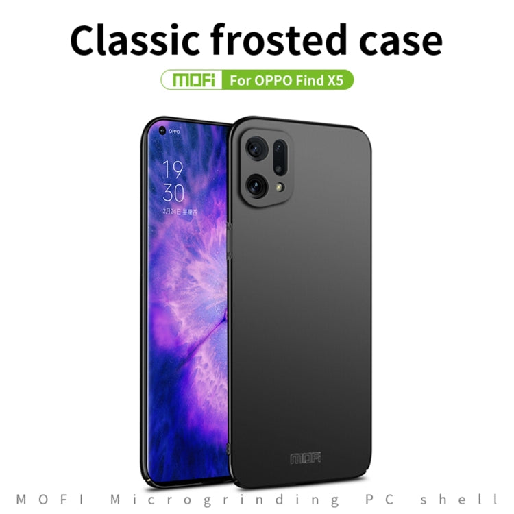 MOFI Frosted PC Ultra-thin Hard Case, For OPPO Find X5, For OPPO Reno7 5G Global / Find X5 Lite, For OPPO Reno7 4G / F21 Pro 4G, For OPPO Reno7 Pro, For OPPO Reno7 SE