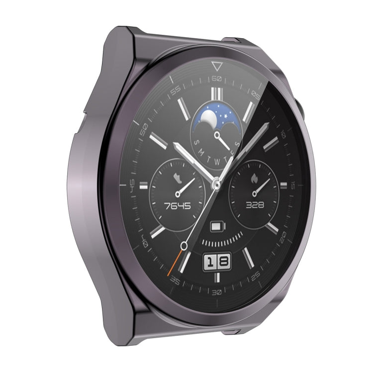 ENKAY Full Coverage Electroplated Soft TPU Case with Screen Protection, For Huawei Watch GT 3 Pro 43mm, For Huawei Watch GT 3 Pro 46mm