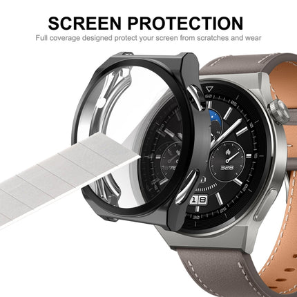 ENKAY Full Coverage Electroplated Soft TPU Case with Screen Protection, For Huawei Watch GT 3 Pro 43mm, For Huawei Watch GT 3 Pro 46mm