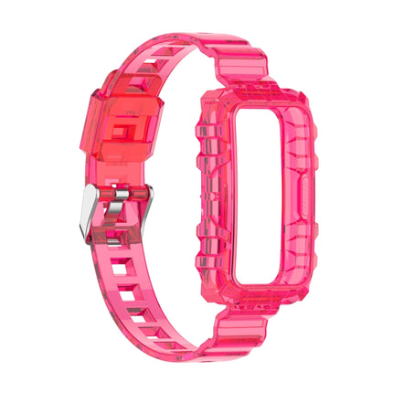 One-Piece Transparent Silicone Watch Band, For Huawei Band 7, For Huawei Band 6, For Honor Band 6