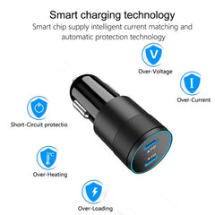 PD40w Dual PD3.0 Type-C Car Charger