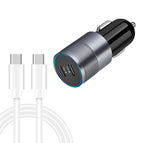 with Dual Type-C Cable / Grey