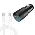 with Dual Type-C Cable / Black