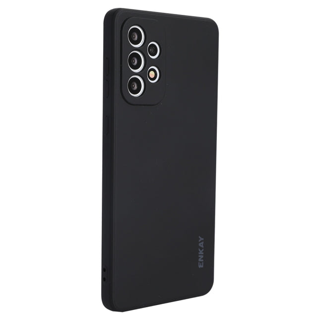 For Samsung Galaxy A73 5G ENKAY Liquid Silicone Soft Shockproof Phone Case, For Samsung Galaxy A73 5G