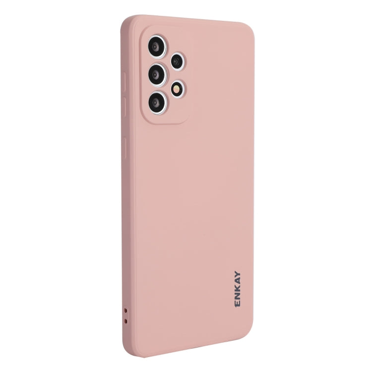 For Samsung Galaxy A73 5G ENKAY Liquid Silicone Soft Shockproof Phone Case, For Samsung Galaxy A73 5G