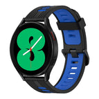 For Samsung Galaxy Watch 4 40mm / Black+Blue