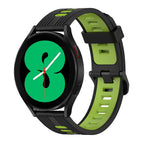 For Samsung Galaxy Watch 4 40mm / Black+Green