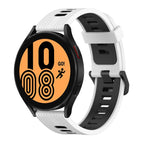 For Samsung Galaxy Watch 4 44mm / White+Black