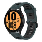 For Samsung Galaxy Watch 4 44mm / Olive Green + Black