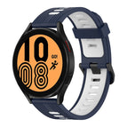 For Samsung Galaxy Watch 4 44mm / Dark Blue+White