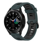 For Samsung Galaxy Watch 4 Classic 46mm / Olive Green + Black