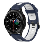 For Samsung Galaxy Watch 4 Classic 46mm / Dark Blue+White