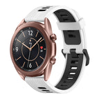 For Samsung Galaxy Watch3 41mm / White+Black