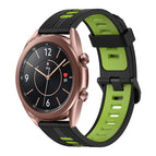 For Samsung Galaxy Watch3 41mm / Black+Green