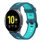 For Samsung Galaxy Watch Active 2 44mm / Blue+Water Duck