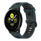 For Samsung Galaxy Watch Active 40mm / Olive Green + Black
