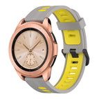 For Samsung Galaxy watch 42mm / Grey+Yellow