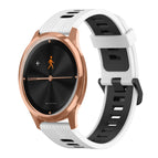 For Garmin Move Luxe / White+Black