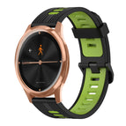 For Garmin Move Luxe / Black+Green
