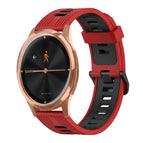 For Garmin Move Luxe / Red+Black