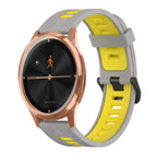For Garmin Move Luxe / Grey+Yellow