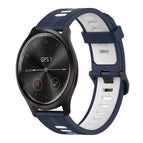 For Garmin Move Style / Dark Blue+White