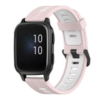 For Garmin Venu sq / Pink+White