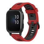 For Garmin Venu sq / Red+Black