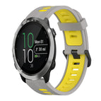 For Garmin Forerunner 645 Music / Grey+Yellow