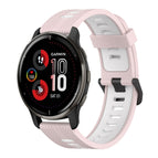 For Garmin Venu 2 Plus / Pink+White